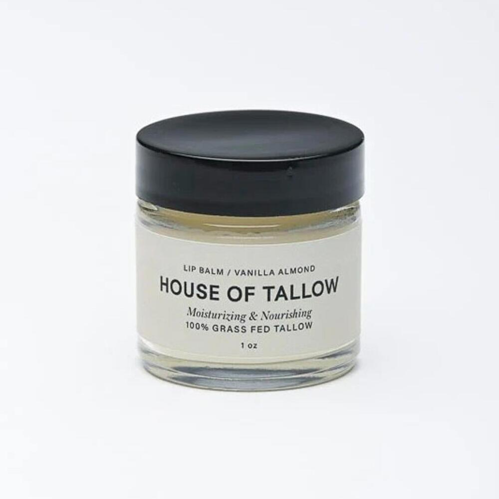 House of Tallow Vanilla Almond 100% Grass Fed Tallow Lip Balm